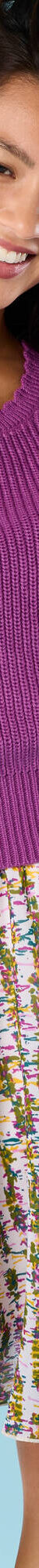Jupe courte Spécial Petites, voile imprimé (écru / kaki) Jupe courte Spécial Petites, voile imprimé (écru / kaki)